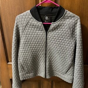 Gap fit grey full zip sweatshirt